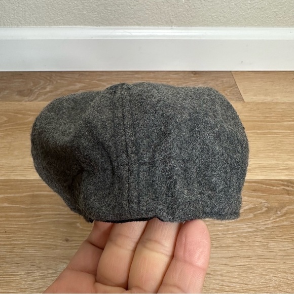 Gap Kids Wool Blend Dark Gray Paperboy Beret Hat, Size S/M - Picture 9 of 12
